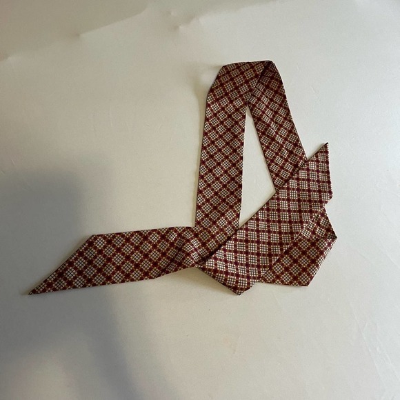 Vintage Stuart Lang Red white and blue diagonal print pattern 13/14 - Picture 6 of 9